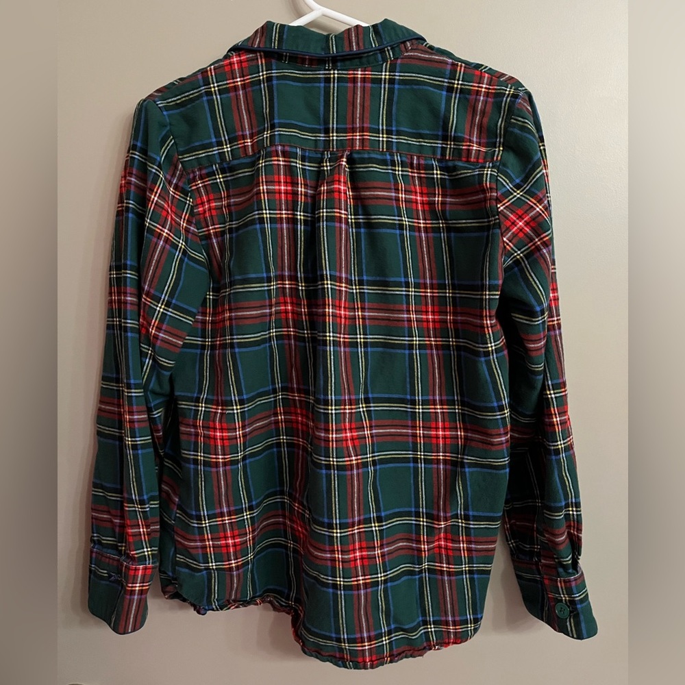 Petite Plume Brushed Twill Pajama Set Kensington Tartan - Picture 4 of 8